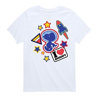 Boys 8-20 Peanuts Space Snoopy Flair Graphic Tee