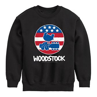 Boys 8-20 Woodstock Americana Fleece Crew Sweatshirt