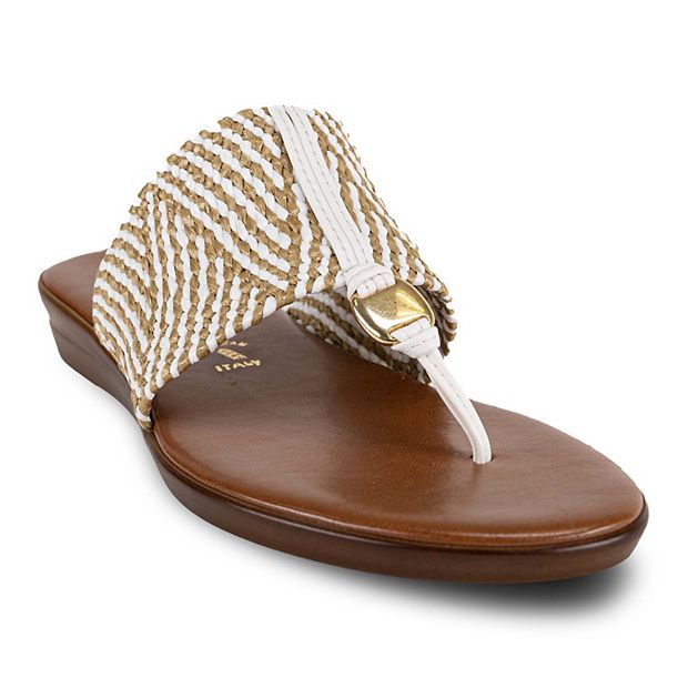 Italian shoemakers thong discount sandals