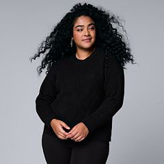 Kohls plus size outlet sweaters