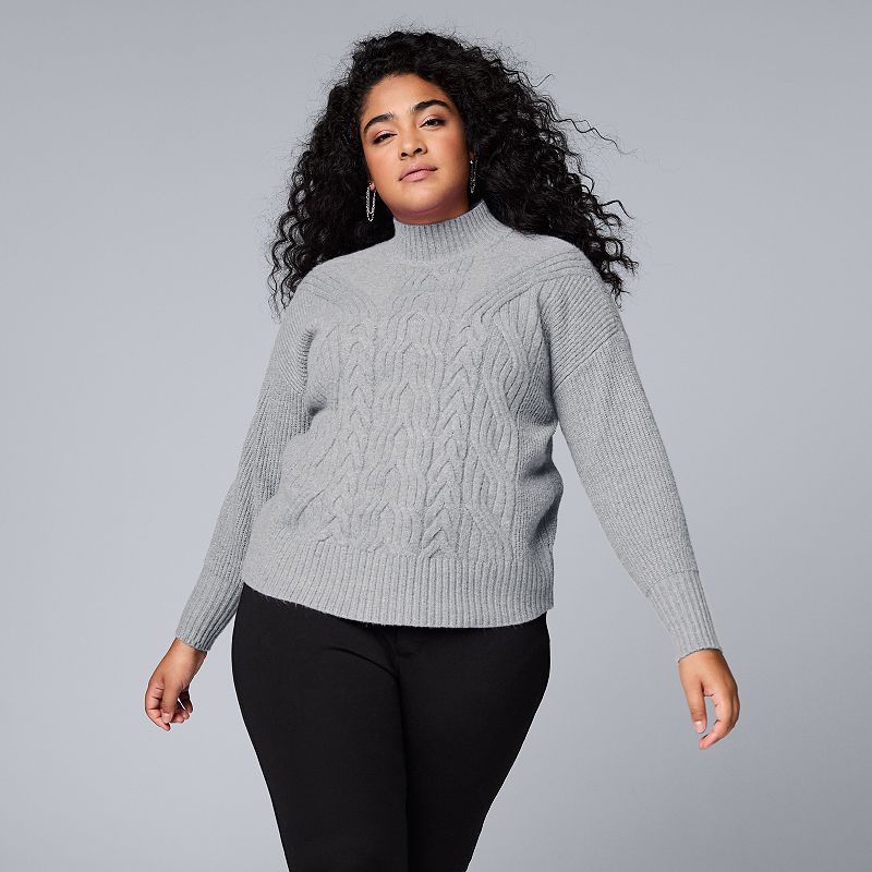 Chunky Knit Turtleneck Sweater Kohls