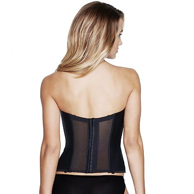 Satin Corset Bridal Bra Low Back Wedding Bustier Plus Size 8950