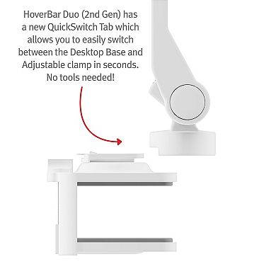 Twelve South HoverBar Duo 2nd Gen Adjustable Tablet Stand