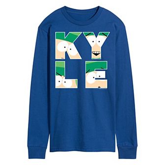 Men's South Park Kyle Long Sleeve Graphic Tee