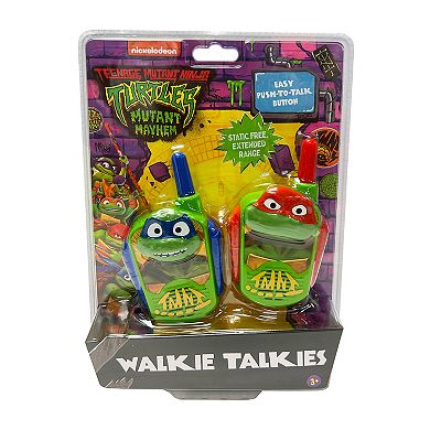 KIDdesigns Teenage Mutant Ninja Turtles Leonardo & Raphael Walkie Talkies