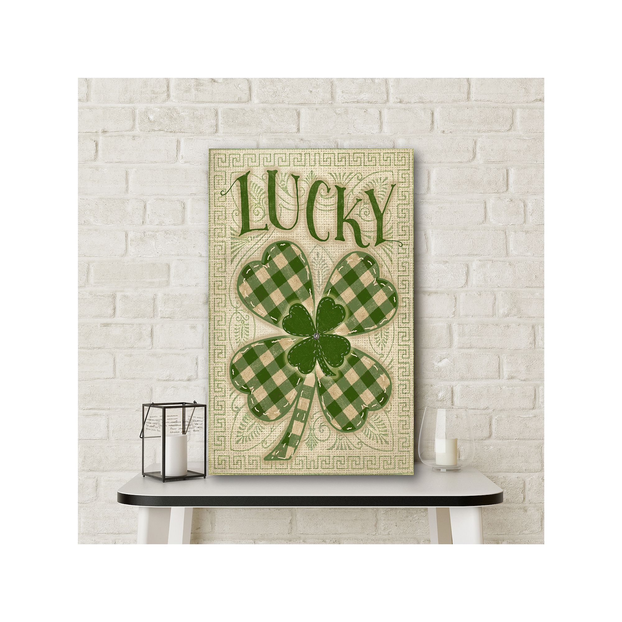 COURTSIDE MARKET Lucky Canvas Wall Art, Multi