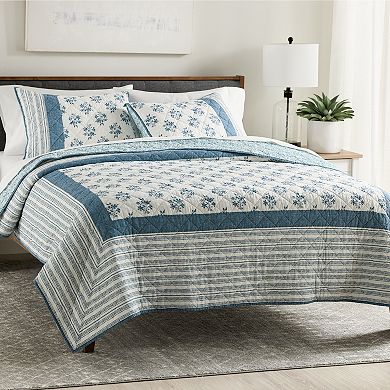 Sonoma Goods For Life® Perth Border Pieced Quilt or Sham