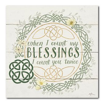 COURTSIDE MARKET Irish Blessing II Canvas Wall Art