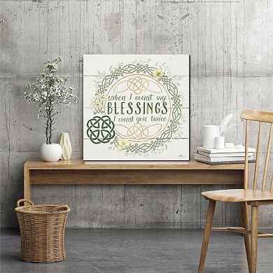 COURTSIDE MARKET Irish Blessing II Canvas Wall Art