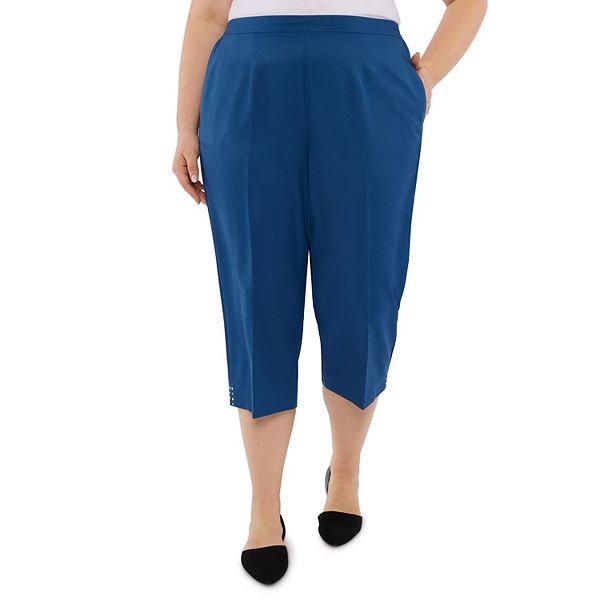 Plus Size Alfred Dunner Enriched Classic Capri Pants