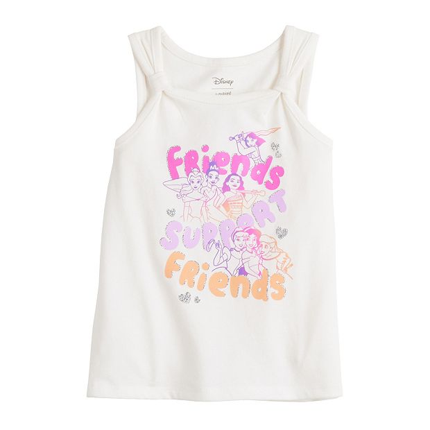 Disney Princess Girls 4-12 Knot Tank Top by Jumping Beans , Girl's, White