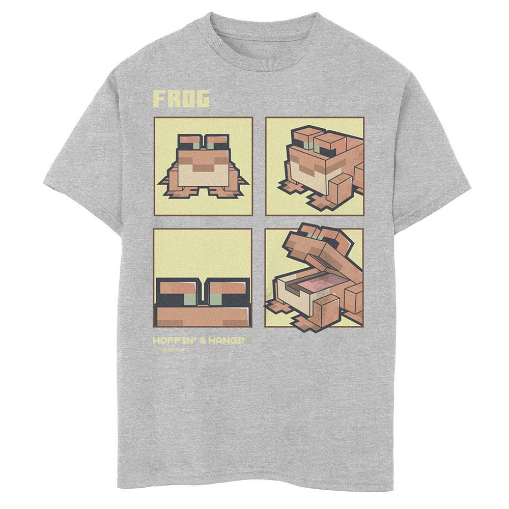 Boys 6-20 Minecraft Frog Hoppin' & Hangin' Emotion Boxes Graphic Tee