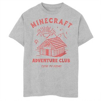 Boys 8-20 Minecraft Adventure Club Time To Mine Graphic Tee
