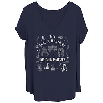 Disney's Hocus Pocus It's A Bunch Of Hocus Pocus Plus Size Graphic Tee