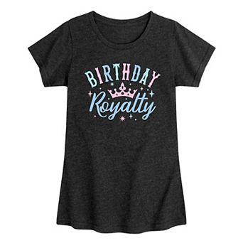 Girls 7-16 Birthday Royalty Graphic Tee