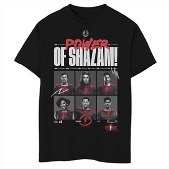 Boys 6-20 DC Comics Shazam! Fury Of The Gods Heroes Portraits Graphic Tee