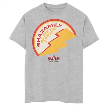 Boys 8-20 Shazam Shazamily Power Tee in Husky