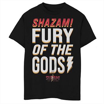 Boys 6-20 DC Comics Shazam! Fury Of The Gods Poster Graphic Tee