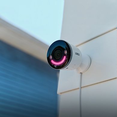 Lorex 4K Spotlight Indoor/Outdoor Wi-Fi 6 Security Camera with Smart Security Lighting