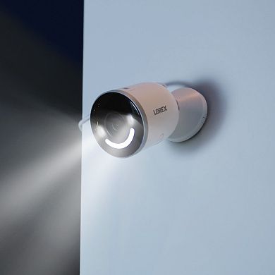 Lorex 4K Spotlight Indoor/Outdoor Wi-Fi 6 Security Camera with Smart Security Lighting