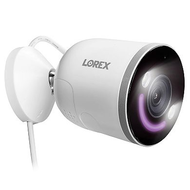 Lorex 4K Spotlight Indoor/Outdoor Wi-Fi 6 Security Camera with Smart Security Lighting