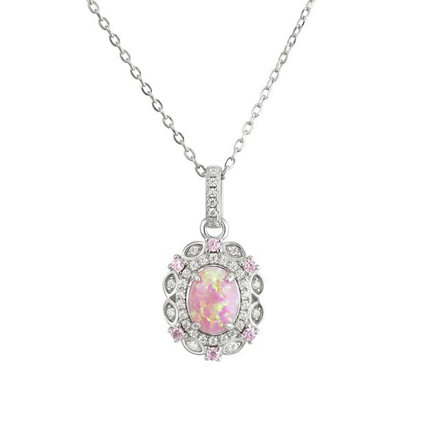 Kohls on sale opal necklace