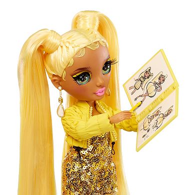 MGA Rainbow High Sunny Yellow Fantastic Fashion Doll