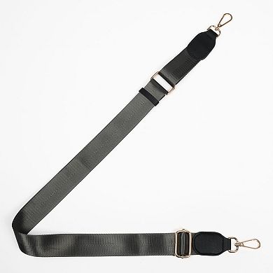 Gray Plus Size Travel Fanny Pack, Unisex Belt Bag With Adjustable Strap