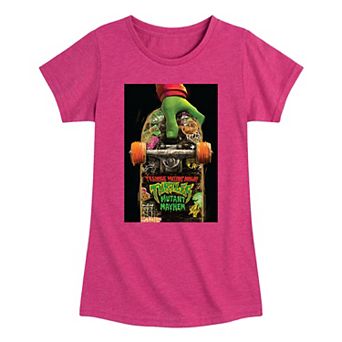 Girls 7-16 Teenage Mutant Ninja Turtles Mutant Mayhem Poster Graphic Tee