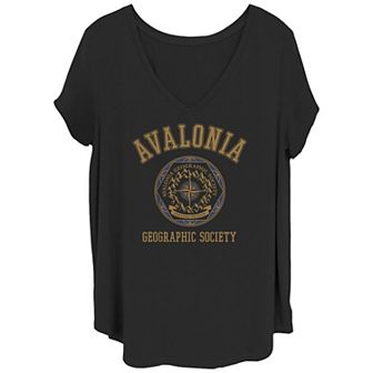 Disney's Strange World Juniors' Plus Size Avalonia Geographic Society Graphic Tee