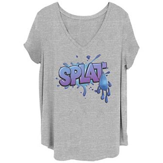 Disney's Strange World Juniors' Plus Size Splat Splatter Graphic Tee