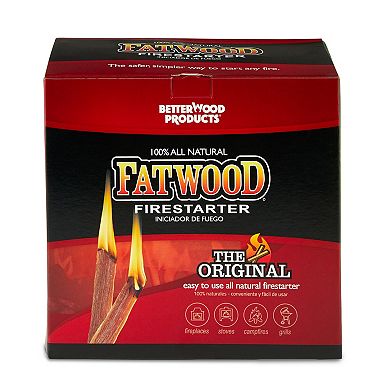 Betterwood Products 9910 Fatwood 10 Pound Natural Pine Tree Wood Firestarter