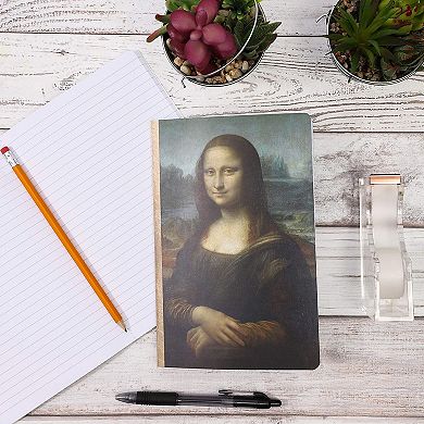 6 Pack A5 Leonardo da Vinci Soft Cover Travel Journals Lined Notebook, 8.25x5.5"