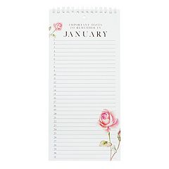 Floral Monthly Budget Planner, Bill Organizer with 24 Pockets, 5 x 7 in