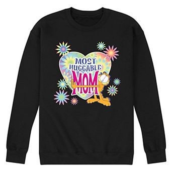 Men's Garfield Most Huggable Mom Graphic Fleece Pullover