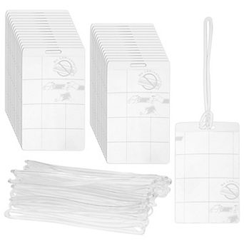 Juvale 30-pack Adhesive Laminating Pouches For Travel Luggage Tags Id Badge