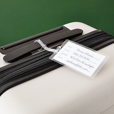 Juvale 30-pack Adhesive Laminating Pouches For Travel Luggage Tags Id Badge