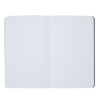 4x Soft Cover Graph Paper Grided Notebooks 80 pages Motivational Journals 5x8"