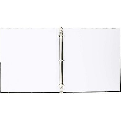 2x 3 Ring Planner Binders Organizer Binder Cover 10 x 11.5 in, White Marble