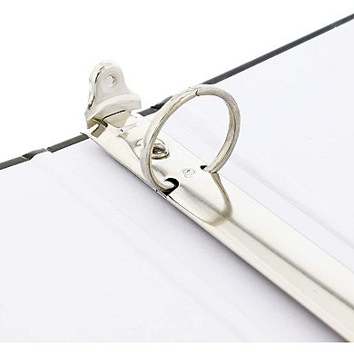 2x 3 Ring Planner Binders Organizer Binder Cover 10 x 11.5 in, White Marble