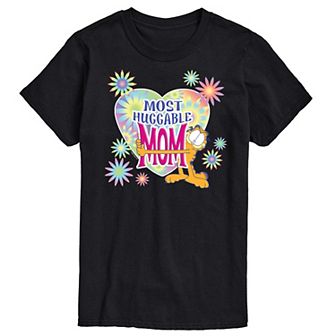 Men's Garfield Most Huggable Mom Graphic Tee
