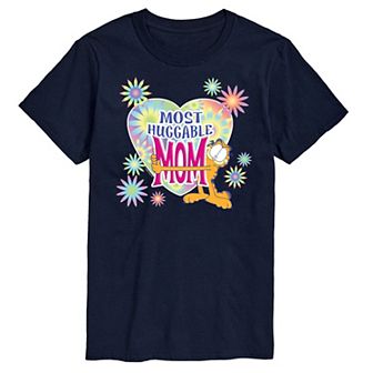 Men's Garfield Most Huggable Mom Graphic Tee