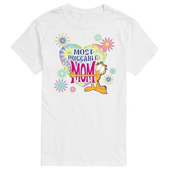 Men's Garfield Most Huggable Mom Graphic Tee