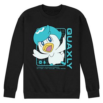 Men's Pokemon Quaxly Stats Fleece Sweatshirt