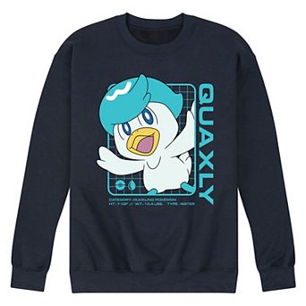 Men's Pokemon Quaxly Stats Fleece Sweatshirt