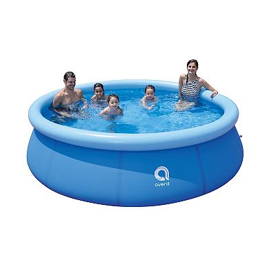 JLeisure 17807 10 Ft x 30" Prompt Set Inflatable Outdoor Backyard Swimming Pool