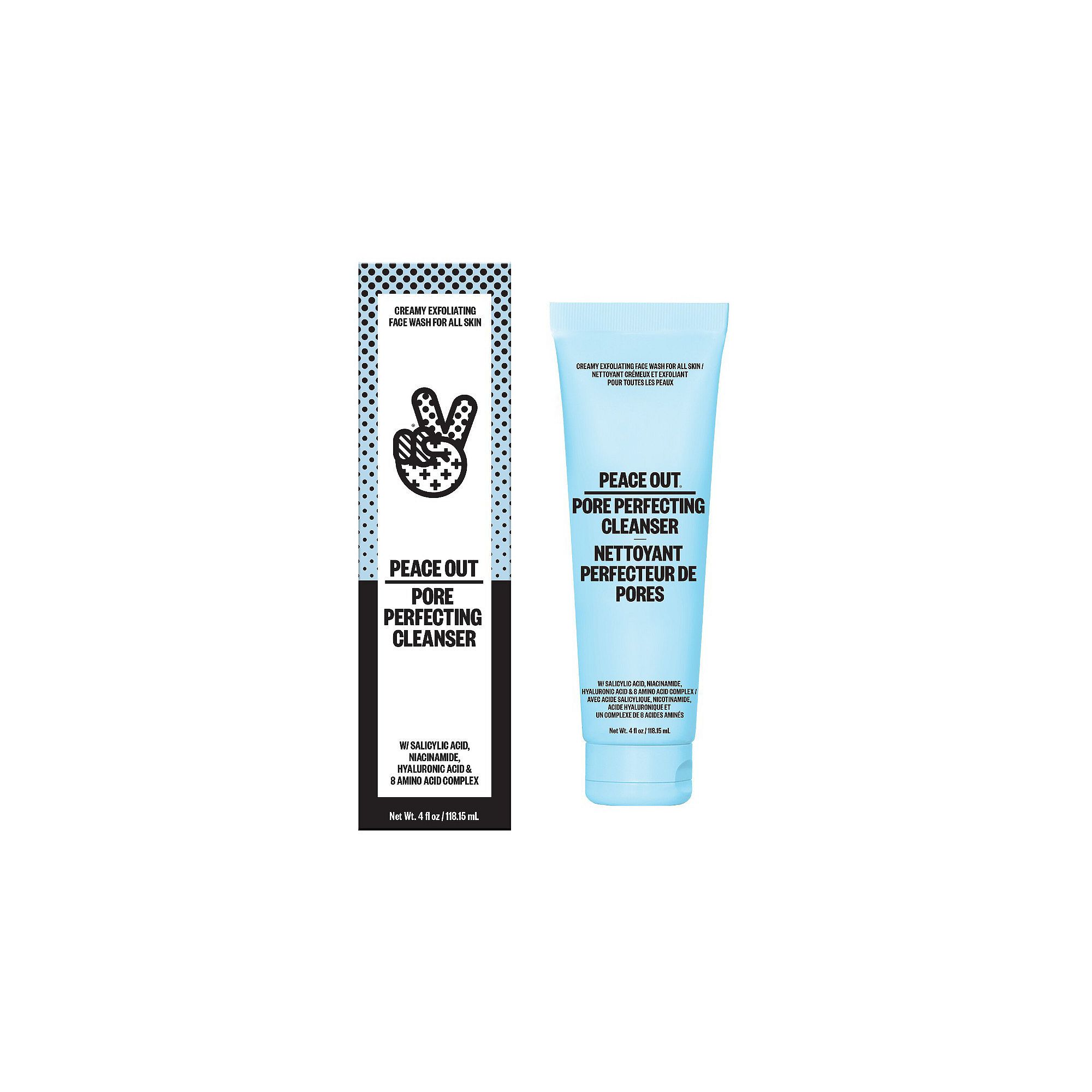 Peace Out Creamy Gentle Exfoliating Pore Perfecting Cleanser with Salicylic