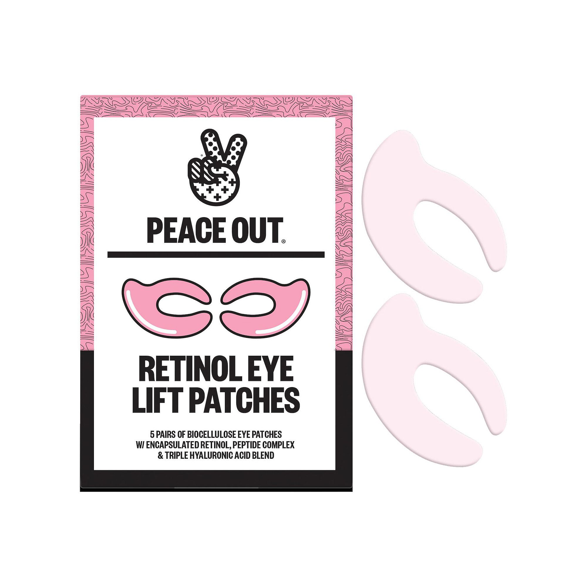 Peace Out Retinol 360 Eye Lift Patches to Lift, Firm and Revitalize Eyes, S