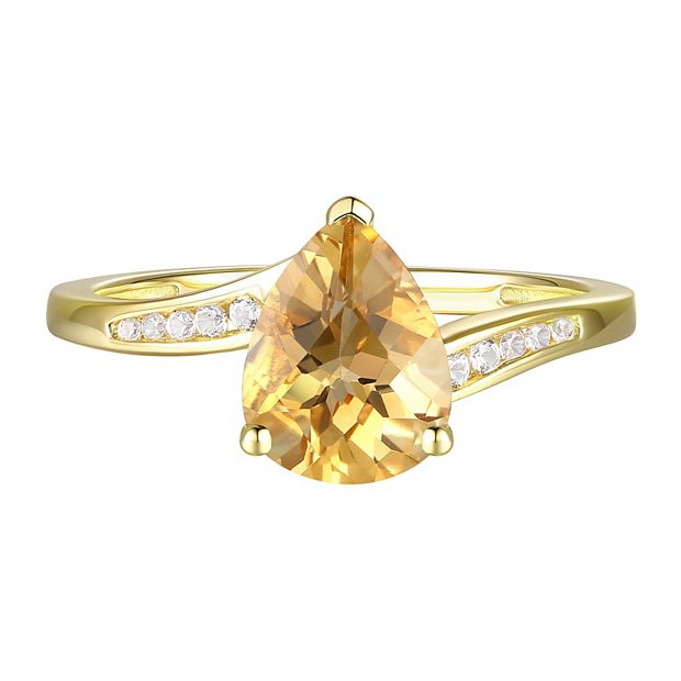 Kohls on sale citrine ring