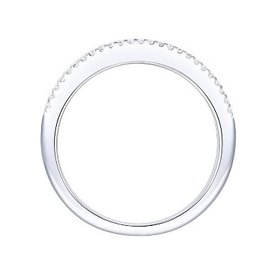 Sterling Silver Lab-Created Sapphire Ring